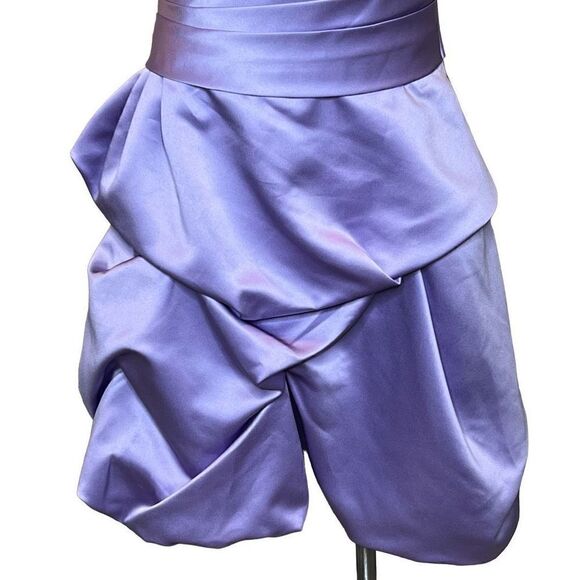 Pretty Maids lilac strapless cocktail dress size 12 - Picture 3 of 16
